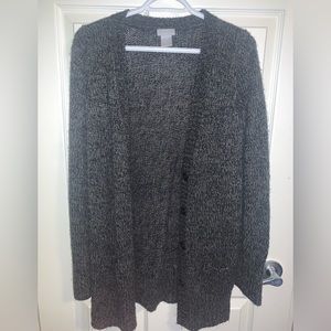 Black and grey knit Joe Fresh Cardigan